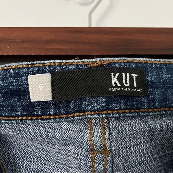 Kut from the Kloth Women’s Lauren Crop Straight Leg Capri Jeans Size 6 - Picture 10 of 10